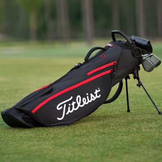 Titleist Premium Carry Bag Black/Red Titleist Premium Carry Bag Black/Red
