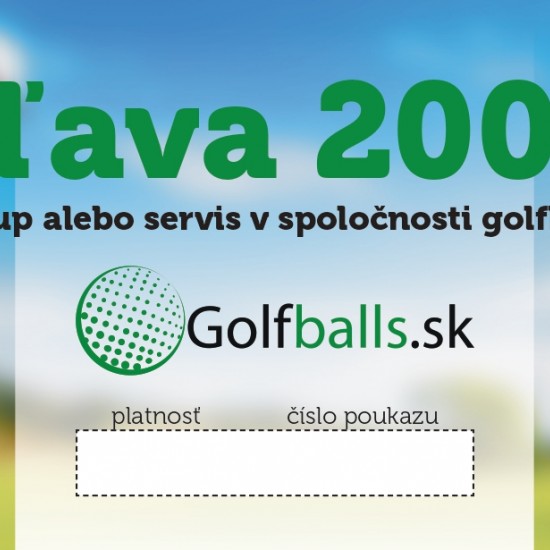 Darčeková poukážka v hodnote - 200€