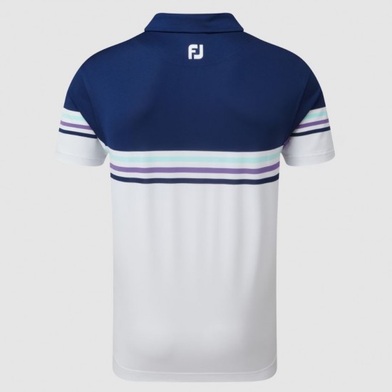 Pánska polokošeľa FootJoy Stretch Pique Colour Block