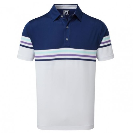 Pánska polokošeľa FootJoy Stretch Pique Colour Block